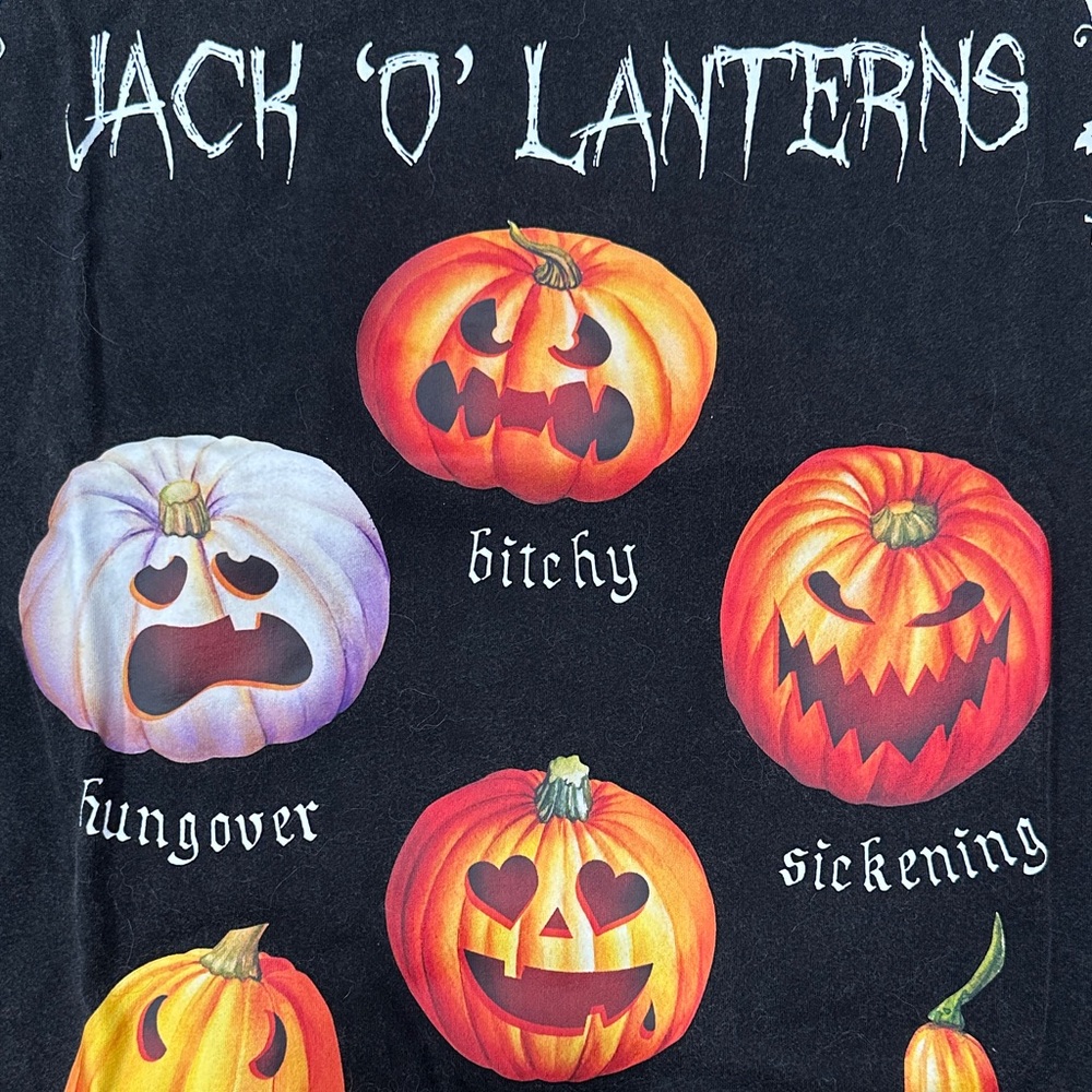 Black Halloween Graphic Tee - Picture 3 of 3